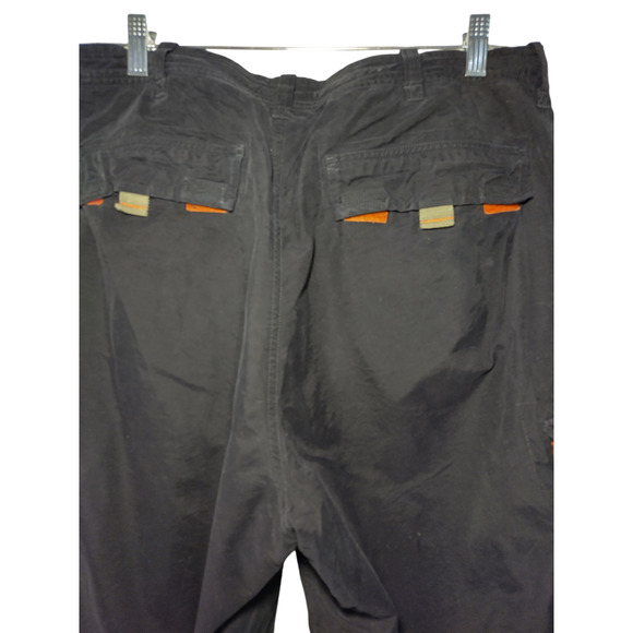 Abercrombie & Fitch Paratroops Mens Cargo Shorts Drawstring Pockets Blue Medium - Picture 6 of 9